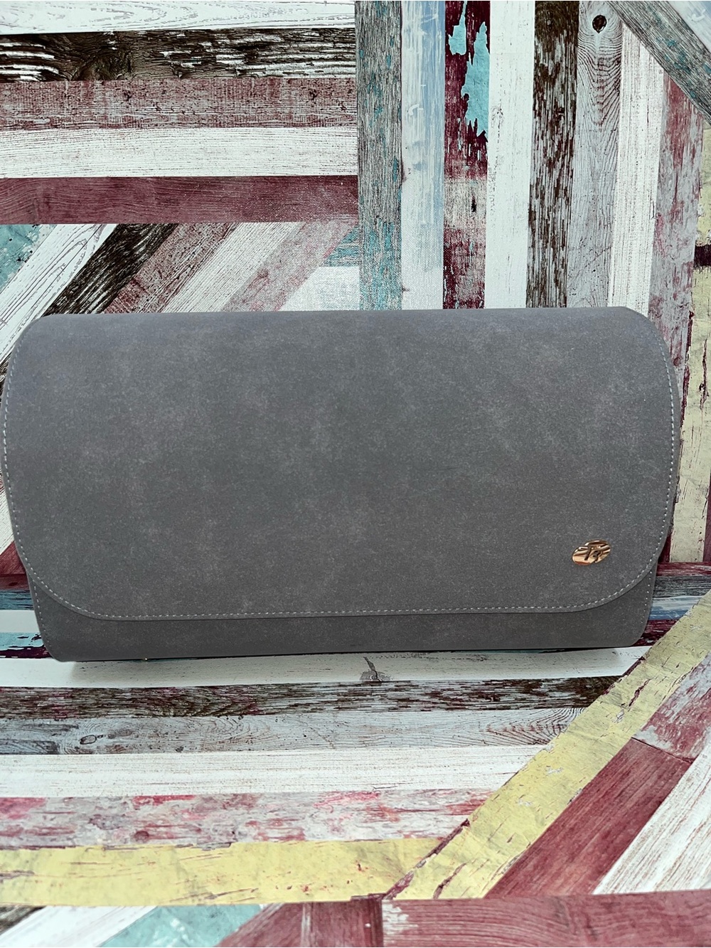 T3 Exclusive Aire 360 Luxe Carrying Case Sugar Plum EUC Vegan Suede Hair Travel